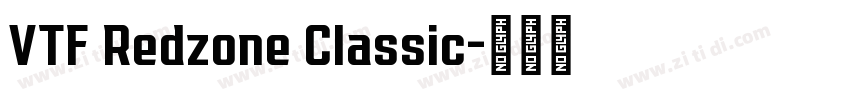 VTF Redzone Classic字体转换